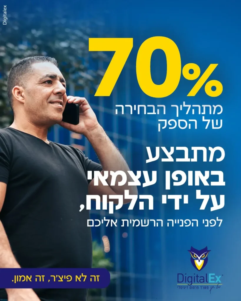 משרד פרסום דיגיטלי digitalex דיגיטלקס יובל חנן